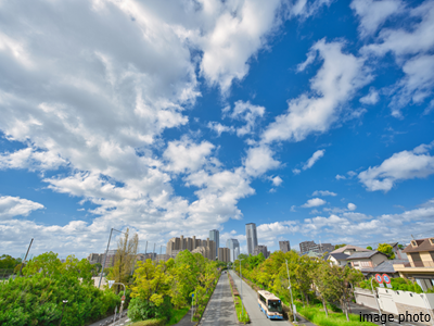 千里ニュータウンの街風景イメージ｜リーザス南千里