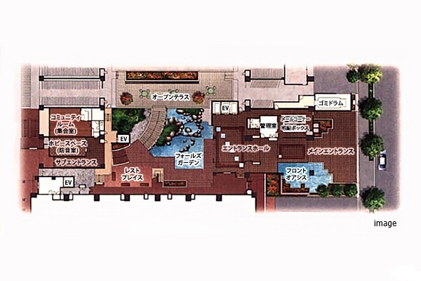 共用部分イメージイラスト｜リーザス南千里